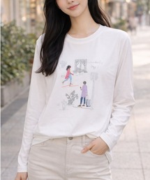 【Re:Birth+】オーナメントデザイン長袖Tシャツ