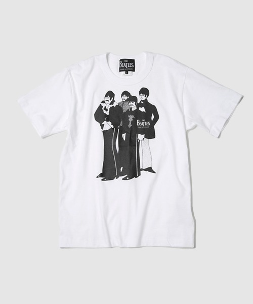 THE BEATLES COMME des GARCONS(ザ ビートルズ コムデギャルソン)の「THE BEATLES CdG PRINTED T-Shirt(Tシャツ/カットソー・メンズ・ホワイト/ブラック・S/M/L/XL/XXL/XS/XXS)」の2枚目の写真