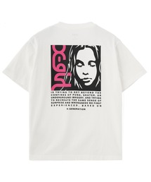 X-girl | SIDE LOGO FACE LABEL S/S TEE(Tシャツ/カットソー)