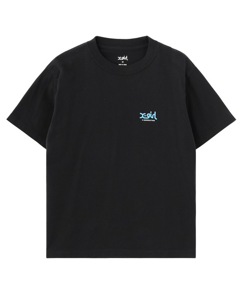 その他 m*g*m SIDE LOGO FACE LABEL S/S TEE（Tシャツ/カットソー）｜X-girl