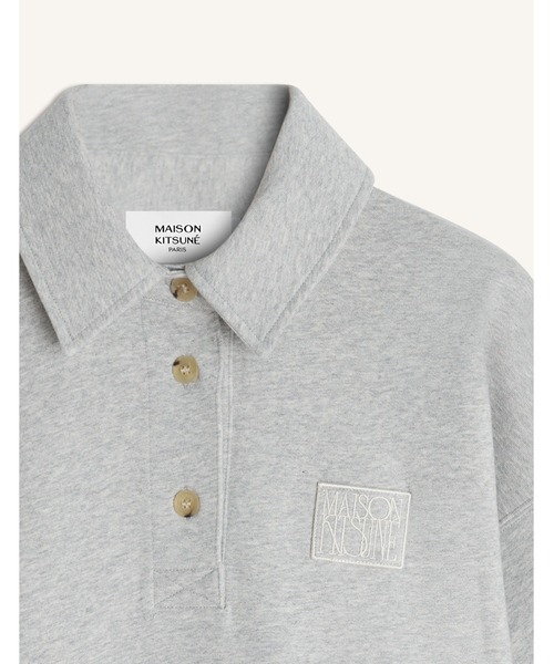 MAISON KITSUNE STAMP POLO SWEATSHIRT（スウェット）｜Maison Kitsune