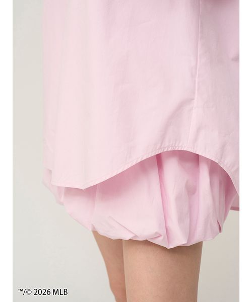 SNIDEL（スナイデル）の「【MLB】Sustainableワンポイントシャツ（シャツ/ブラウス・レディース・グリーン/ブルー/ピンク・F）」の12枚目の写真