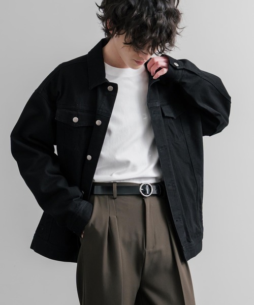 Rocky Monroe(ロッキーモンロー)の「リアルレザー 本革 リングバックルベルト(ベルト・メンズ・レッド/ホワイト/キャメル/ブラック・FREE)」の7枚目の写真