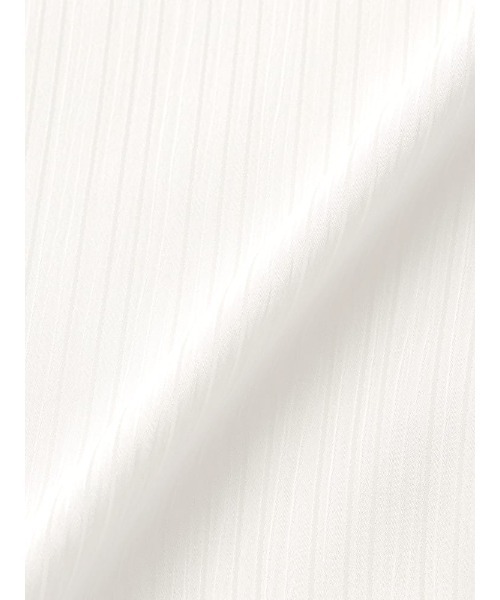 Perfect Suit FActory(パーフェクトスーツファクトリー)の「【軽やか/上品/光沢感】タックバルーンブラウス ブラック/グレー/オフホワイト/ピンク(Tシャツ/カットソー・レディース・オフホワイト/ライトグレー/ブラック/ピンク・S/M/L)」の12枚目の写真