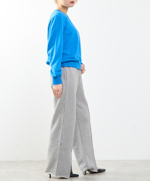 SOFFITTO（ソフィット）の「パワーショルダースウェット（スウェット・レディース・ホワイト/トップグレー/ブルー・FREE）」の9枚目の写真