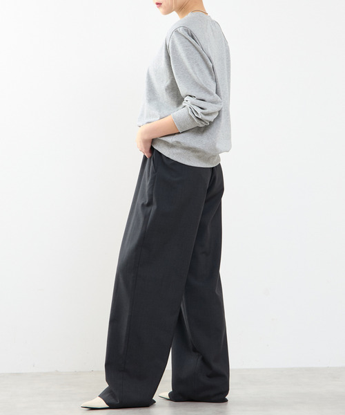 SOFFITTO（ソフィット）の「パワーショルダースウェット（スウェット・レディース・ホワイト/トップグレー/ブルー・FREE）」の19枚目の写真