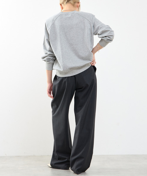 SOFFITTO（ソフィット）の「パワーショルダースウェット（スウェット・レディース・ホワイト/トップグレー/ブルー・FREE）」の20枚目の写真