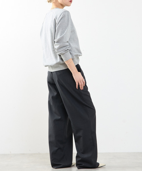 SOFFITTO（ソフィット）の「パワーショルダースウェット（スウェット・レディース・ホワイト/トップグレー/ブルー・FREE）」の21枚目の写真