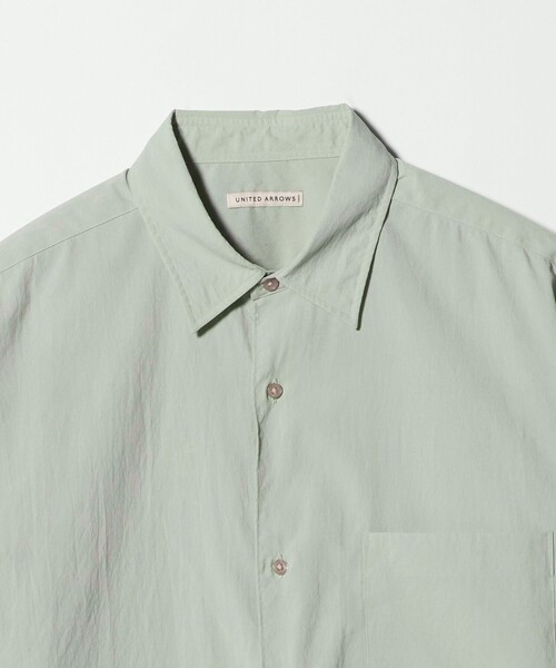 UNITED ARROWS(ユナイテッドアローズ)の「フォーシーズンズ ポプリン レギュラーカラーシャツ ヨコストレッチ(シャツ/ブラウス・メンズ・ブラック/オレンジ/ベージュ/オフホワイト・S/XL/L/M)」の20枚目の写真