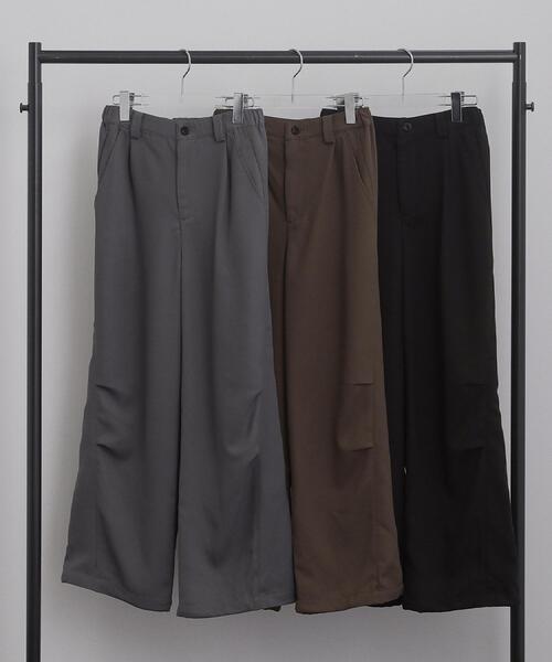 tk.TAKEO KIKUCHI(ティーケータケオキクチ)の「【UVカット/ストレッチ】NEUTRAXシリーズ パラシュートパンツ(その他パンツ・メンズ・グレー/ブラウン系その他/ブラック・03/02/01)」の5枚目の写真