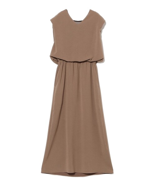 Demi-Luxe BEAMS(デミルクス ビームス)の「【7/31値下げ】Vネック バック シアーワンピース(ワンピース・レディース・ブラック/ブラウン系その他4・38/36)」の19枚目の写真