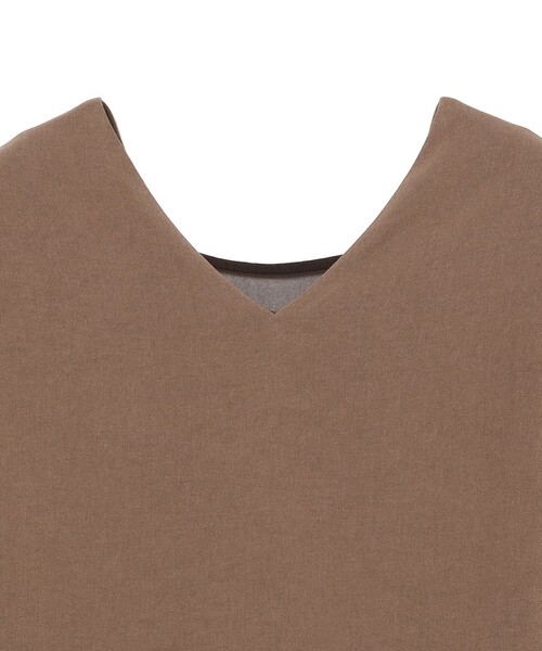 Demi-Luxe BEAMS(デミルクス ビームス)の「【7/31値下げ】Vネック バック シアーワンピース(ワンピース・レディース・ブラック/ブラウン系その他4・38/36)」の20枚目の写真