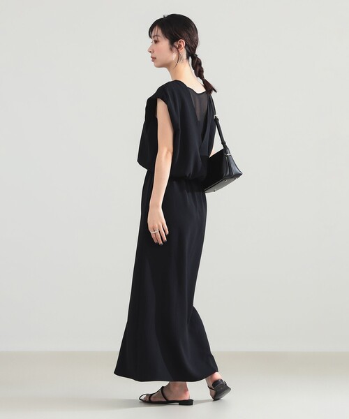Demi-Luxe BEAMS(デミルクス ビームス)の「【7/31値下げ】Vネック バック シアーワンピース(ワンピース・レディース・ブラック/ブラウン系その他4・38/36)」の21枚目の写真