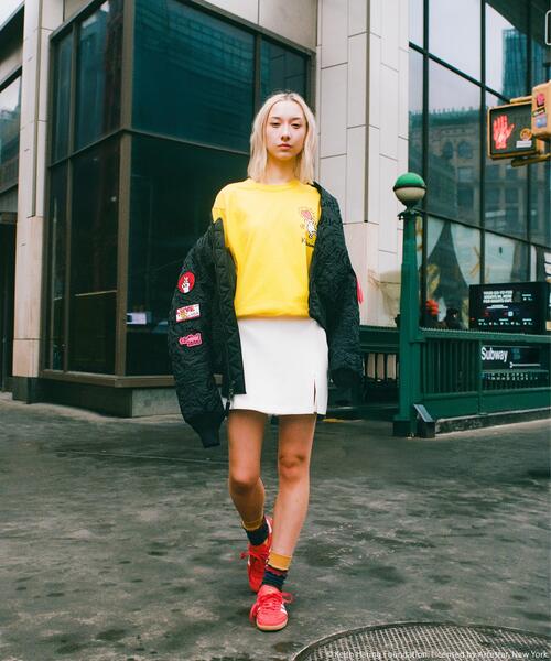 Alpha Industries（アルファインダストリーズ）の「Alpha Industries/アルファインダストリーズ/Keith Haring X Alpha GRAPHIC TEE HEART MAN/キースへリング グラフィック ティーシャツ ハートマン（Tシャツ/カットソー・メンズ・ホワイト/イエロー・X-LARGE/LARGE/MEDIUM/SMALL/X-SMALL）」の13枚目の写真