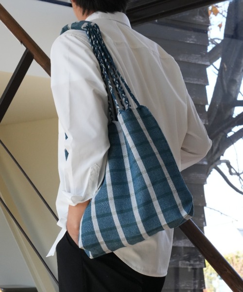 DULTON(ダルトン)の「HAMMOCK TOTE S/ハンモック トート(トートバッグ・レディース・ブルー系1/オレンジ系/グリーン系2/グリーン系3/グリーン系1/イエロー系1・S)」の1枚目の写真