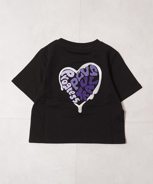 1111clothing（ワンフォークロージング）の「【セットアップ可能】ミニ裏毛 ハートサガラ刺繍 Tシャツ / Mini-fleece Heart Sagara Embroidery T-shirt（Tシャツ/カットソー・メンズ・カモフラージュ/ブラック・L/M/FREE）」の7枚目の写真