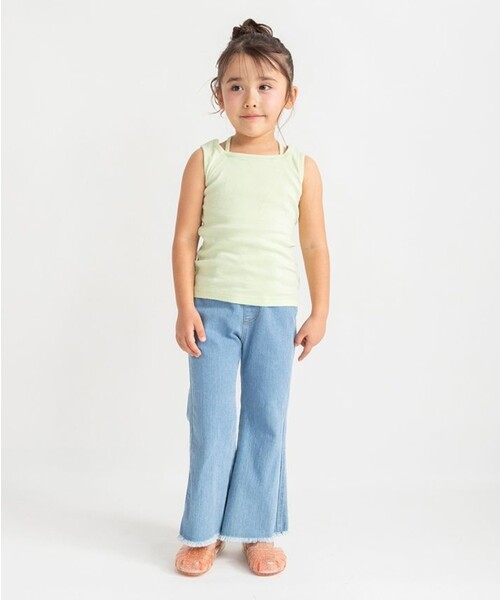 BRANSHES（ブランシェス）の「魅せるインナータンクトップ（タンクトップ・キッズ・杢グレー/ライトグリーン/ブラック/アイボリー・110/140/130/150/100/120/90）」の17枚目の写真