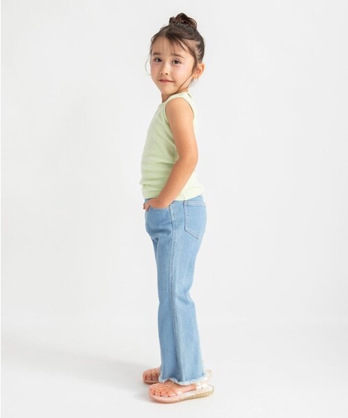 BRANSHES（ブランシェス）の「魅せるインナータンクトップ（タンクトップ・キッズ・杢グレー/ライトグリーン/ブラック/アイボリー・110/140/130/150/100/120/90）」の19枚目の写真