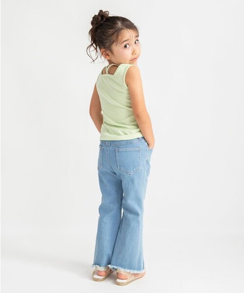 BRANSHES（ブランシェス）の「魅せるインナータンクトップ（タンクトップ・キッズ・杢グレー/ライトグリーン/ブラック/アイボリー・110/140/130/150/100/120/90）」の20枚目の写真