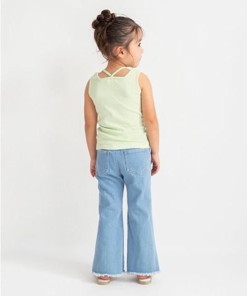 BRANSHES（ブランシェス）の「魅せるインナータンクトップ（タンクトップ・キッズ・杢グレー/ライトグリーン/ブラック/アイボリー・110/140/130/150/100/120/90）」の21枚目の写真