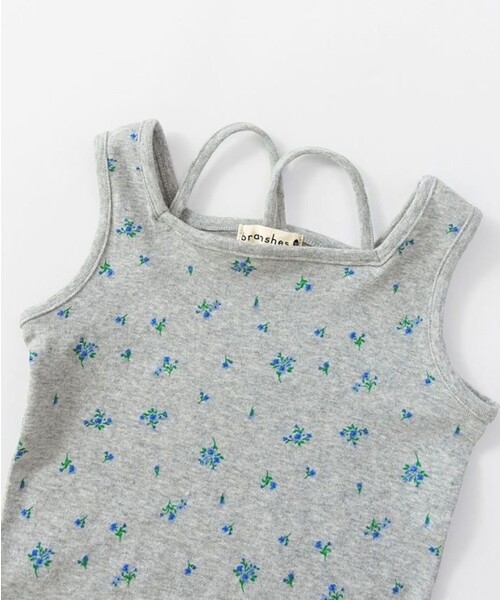 BRANSHES（ブランシェス）の「魅せるインナータンクトップ（タンクトップ・キッズ・杢グレー/ライトグリーン/ブラック/アイボリー・110/140/130/150/100/120/90）」の22枚目の写真