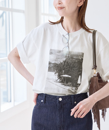 Spick&amp;Span スピックアンドスパン　ロゴフォトビッグTEE  タグ付き Spick＆Span（スピック アンド スパン） tシャツ 「WEB限定 / 追加