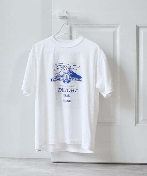 U by SPICK&SPAN（ユーバイスピックアンドスパン）の「リバーシブルTEEシャツ（Tシャツ/カットソー・レディース・グレー/ホワイト・FREE）」の4枚目の写真