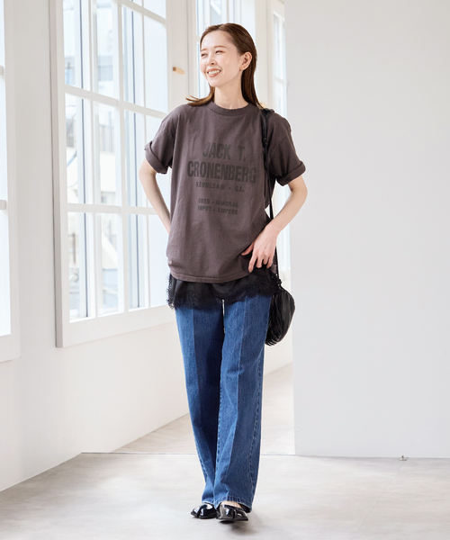 U by SPICK&SPAN(ユーバイスピックアンドスパン)の「リバーシブルTEEシャツ(Tシャツ/カットソー・レディース・グレー/ホワイト・FREE)」の17枚目の写真