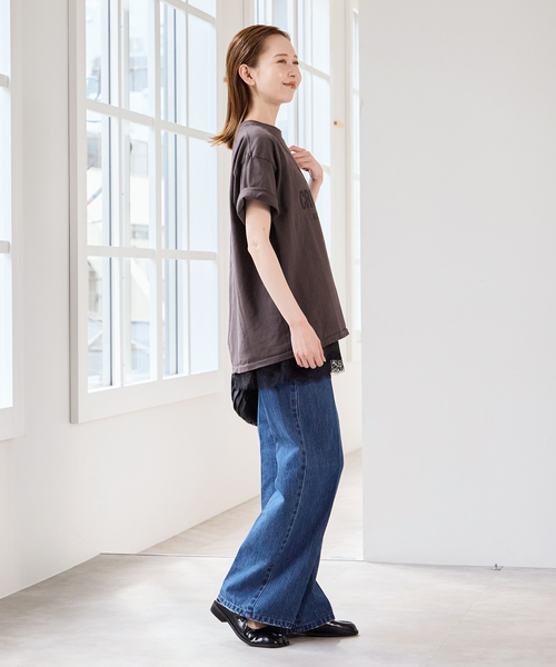 U by SPICK&SPAN(ユーバイスピックアンドスパン)の「リバーシブルTEEシャツ(Tシャツ/カットソー・レディース・グレー/ホワイト・FREE)」の18枚目の写真