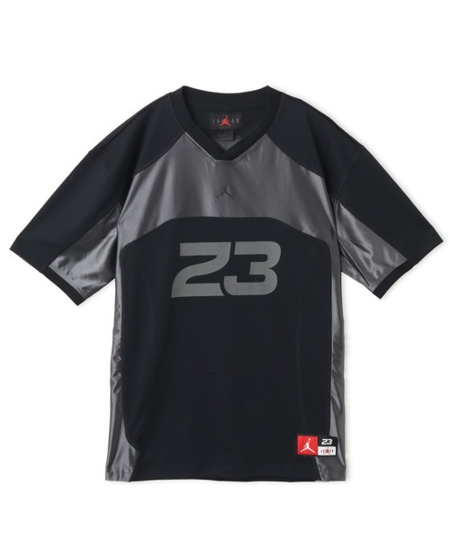 JORDAN BRAND(ジョーダンブランド)の「JORDAN BRAND M J FLT JERSEY SS TOP / ジョーダン ブランド ジョーダン FLT ジャージー ショートスリーブ トップ / NIKE【SP】(Tシャツ/カットソー・メンズ・ホワイト/ブラック・L/M/S/XXL/XL)」の2枚目の写真