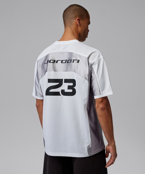 JORDAN BRAND(ジョーダンブランド)の「JORDAN BRAND M J FLT JERSEY SS TOP / ジョーダン ブランド ジョーダン FLT ジャージー ショートスリーブ トップ / NIKE【SP】(Tシャツ/カットソー・メンズ・ホワイト/ブラック・L/M/S/XXL/XL)」の7枚目の写真