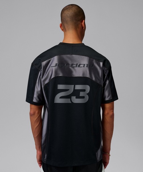 JORDAN BRAND(ジョーダンブランド)の「JORDAN BRAND M J FLT JERSEY SS TOP / ジョーダン ブランド ジョーダン FLT ジャージー ショートスリーブ トップ / NIKE【SP】(Tシャツ/カットソー・メンズ・ホワイト/ブラック・L/M/S/XXL/XL)」の4枚目の写真