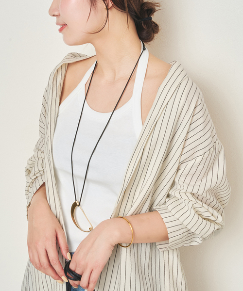 plage(プラージュ)の「FLORE FLORE / フローレフローレ ANGIE タンクトップ(タンクトップ・レディース・ブラウン系その他/ホワイト/レッド・FREE)」の1枚目の写真