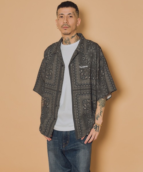 Subciety(サブサエティ)の「Medallion rayon shirt(シャツ/ブラウス・メンズ・ブラック/ホワイト/バーガンディー・LARGE/SMALL/MEDIUM/X-LARGE)」の18枚目の写真