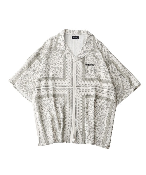 Subciety(サブサエティ)の「Medallion rayon shirt(シャツ/ブラウス・メンズ・ブラック/ホワイト/バーガンディー・LARGE/SMALL/MEDIUM/X-LARGE)」の10枚目の写真