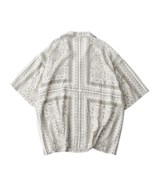 Subciety(サブサエティ)の「Medallion rayon shirt(シャツ/ブラウス・メンズ・ブラック/ホワイト/バーガンディー・LARGE/SMALL/MEDIUM/X-LARGE)」の11枚目の写真