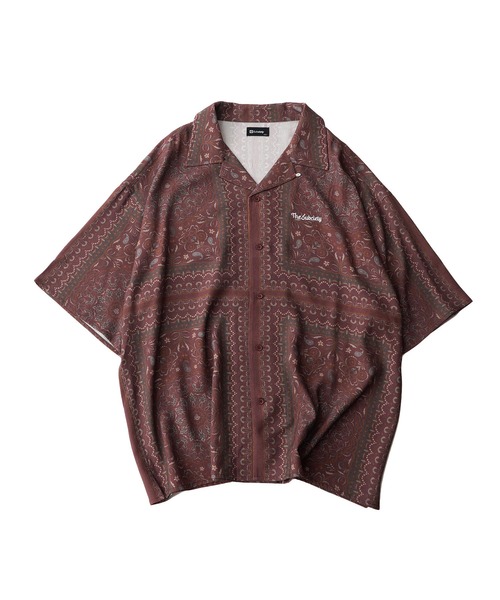 Subciety(サブサエティ)の「Medallion rayon shirt(シャツ/ブラウス・メンズ・ブラック/ホワイト/バーガンディー・LARGE/SMALL/MEDIUM/X-LARGE)」の13枚目の写真