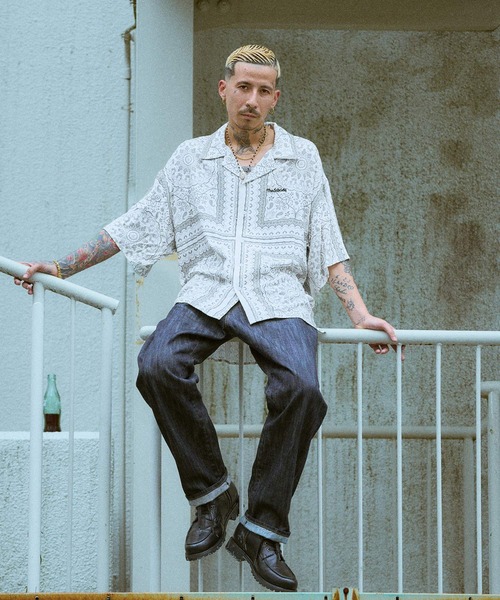 Subciety(サブサエティ)の「Medallion rayon shirt(シャツ/ブラウス・メンズ・ブラック/ホワイト/バーガンディー・LARGE/SMALL/MEDIUM/X-LARGE)」の21枚目の写真