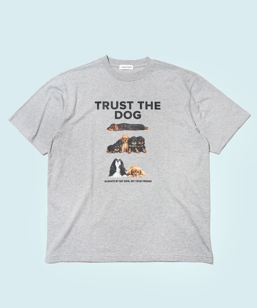BENCH'S SELECT（ベンチセレクト）の「DOG PRINT TEE（Tシャツ/カットソー・メンズ・ホワイト/ヘザーグレー・MEDIUM/LARGE）」の2枚目の写真