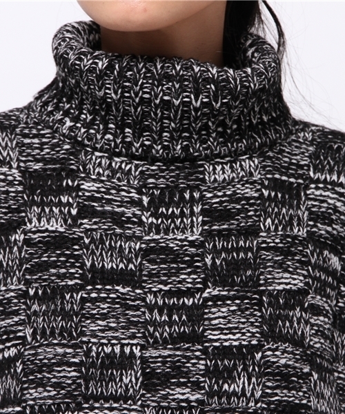 OUTLET（アウトレット）の「【goocy】引キ揃エT/NKnit（ニット/セーター・レディース・オレンジ/グリーン/オフホワイト・FREE）」の7枚目の写真
