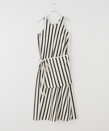CURRENTAGE（カレンテージ）の「CURRENTAGE / カレンテージ ラッセルストライプドレス（ワンピース）」