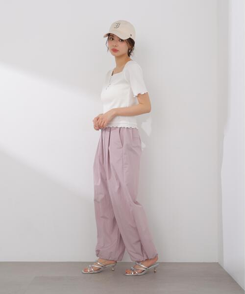 PROPORTION BODY DRESSING(プロポーションボディドレッシング)の「見せかけヘンリーネックカットソー / 1216160403(Tシャツ/カットソー・レディース・グレー系その他/ピンク/ホワイト・MEDIUM/SMALL)」の20枚目の写真