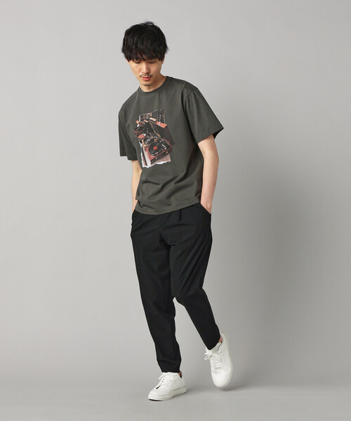 COMME CA MEN（コムサメン）の「【撥水】ドビーワッフル タックパンツ（その他パンツ・メンズ・ブラック/チャコールグレー・L/M）」の11枚目の写真