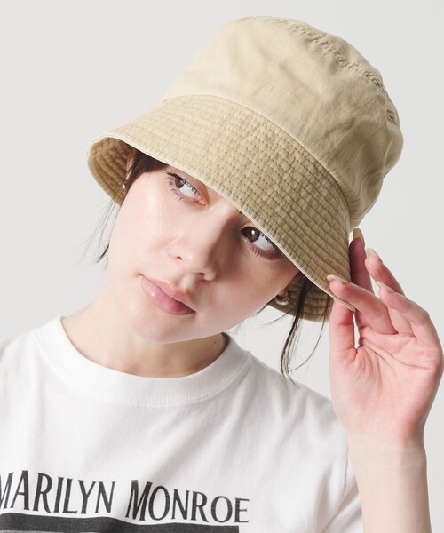 BEAUTY&YOUTH UNITED ARROWS(ビューティーアンドユースユナイテッドアローズ)の「バケット ハット ウォッシャブル(ハット・レディース・ブラック/ベージュ・FREE)」の21枚目の写真
