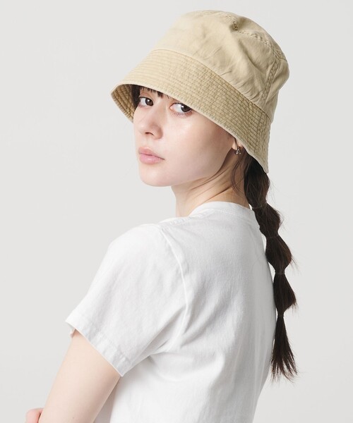 BEAUTY&YOUTH UNITED ARROWS(ビューティーアンドユースユナイテッドアローズ)の「バケット ハット ウォッシャブル(ハット・レディース・ブラック/ベージュ・FREE)」の20枚目の写真