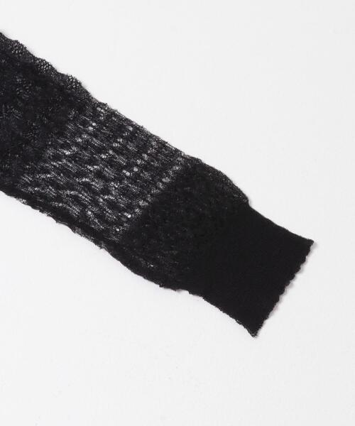 URBAN RESEARCH ROSSO WOMEN（アーバンリサーチ　ロッソ）の「リネン混クロシェニットカーディガン（カーディガン/ボレロ・レディース・グリーン系その他/ブラック/オフホワイト・FREE）」の19枚目の写真