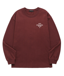 OUSE（オウズ）の「ベーシックロゴロングスリーブ (DLS039) バーガンディ（Tシャツ/カットソー）」