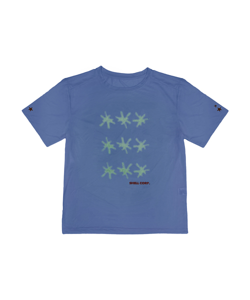 SHELL CORPORATION(シェルコーポレーション)の「3Mリフレクティブクーリング半袖TシャツFixed Star - 3カラー(Tシャツ/カットソー・レディース・ミント/ブルー/ブラック・MEDIUM/SMALL)」の3枚目の写真