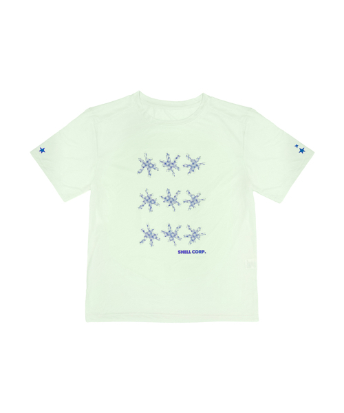SHELL CORPORATION(シェルコーポレーション)の「3Mリフレクティブクーリング半袖TシャツFixed Star - 3カラー(Tシャツ/カットソー・レディース・ミント/ブルー/ブラック・MEDIUM/SMALL)」の5枚目の写真