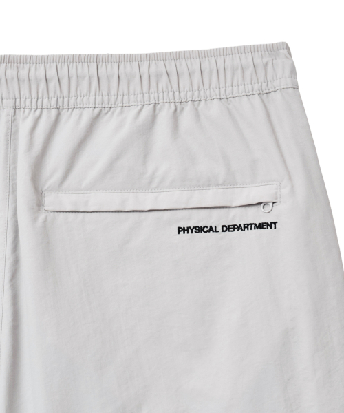 PHYPS MOTORCYCLE(フィップスモーターサイクル)の「Nylon Wing Logo 7Inch Packable Beach Shorts Light Gray(その他パンツ・レディース・その他・X-LARGE/SMALL/MEDIUM/LARGE)」の4枚目の写真